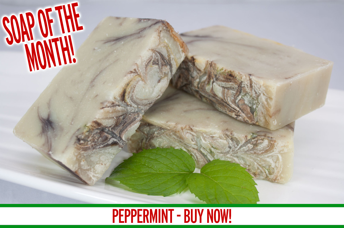 Soap of the Month! Peppermint.